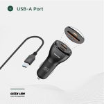 شارژر فندکی 30 وات 2 پورت گرین لاین مدل GNCC50WQPDBK - تصویر 4
